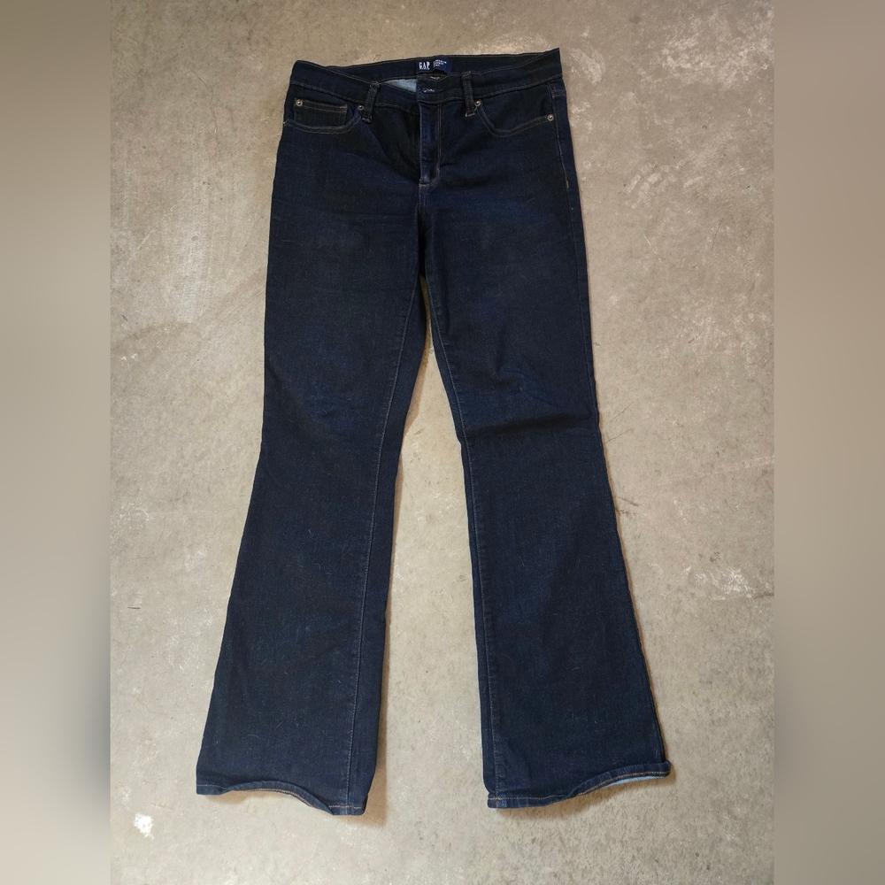 GAP Women's Dark Wash Perfect Boot Jeans